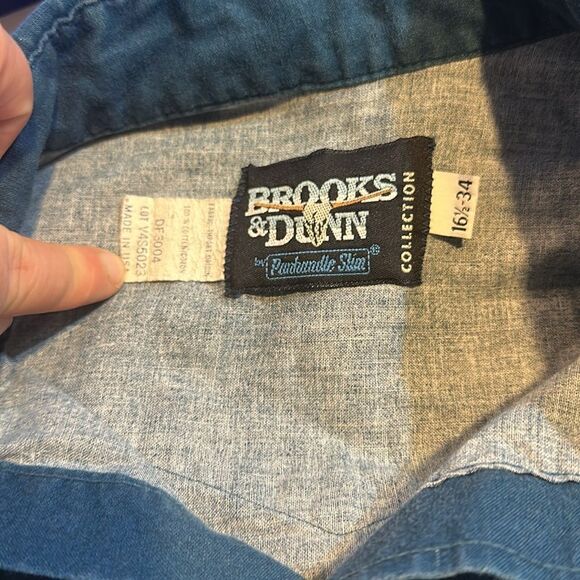Brooks & Dunn vintage button down shirt M (6018) - Picture 5 of 5